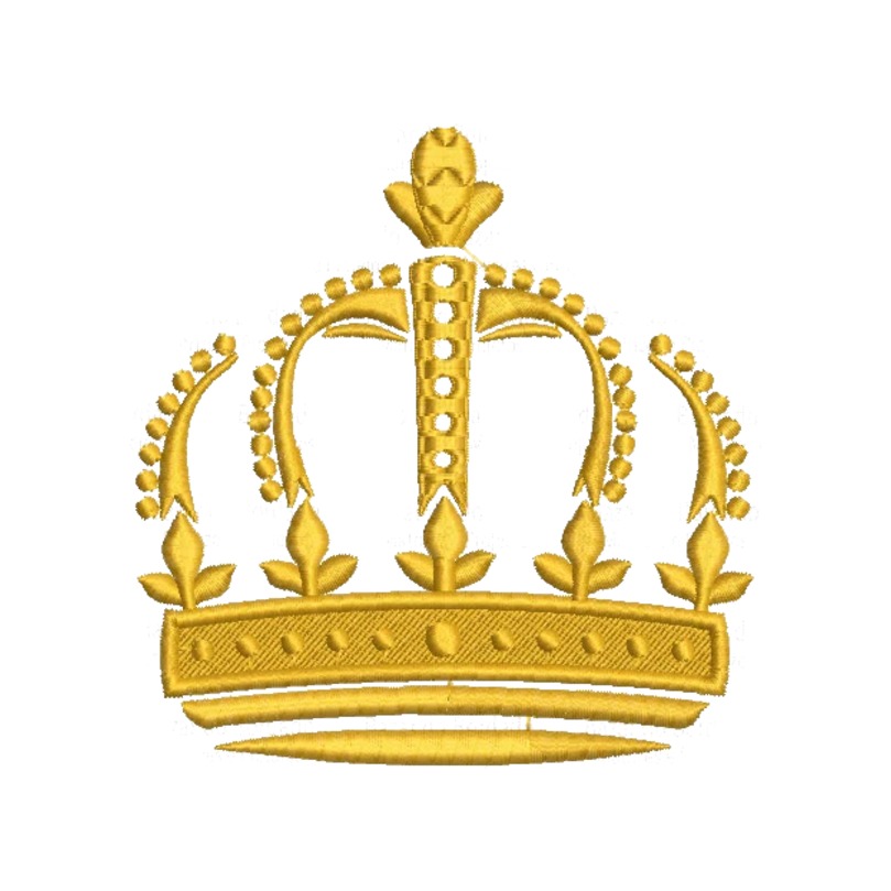 Matriz de bordado - Coroa 4