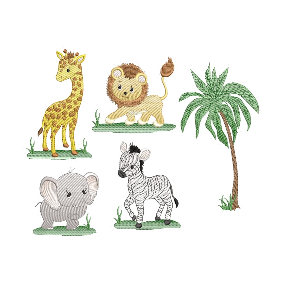 Matrizes de Bordado - Coleção Safari