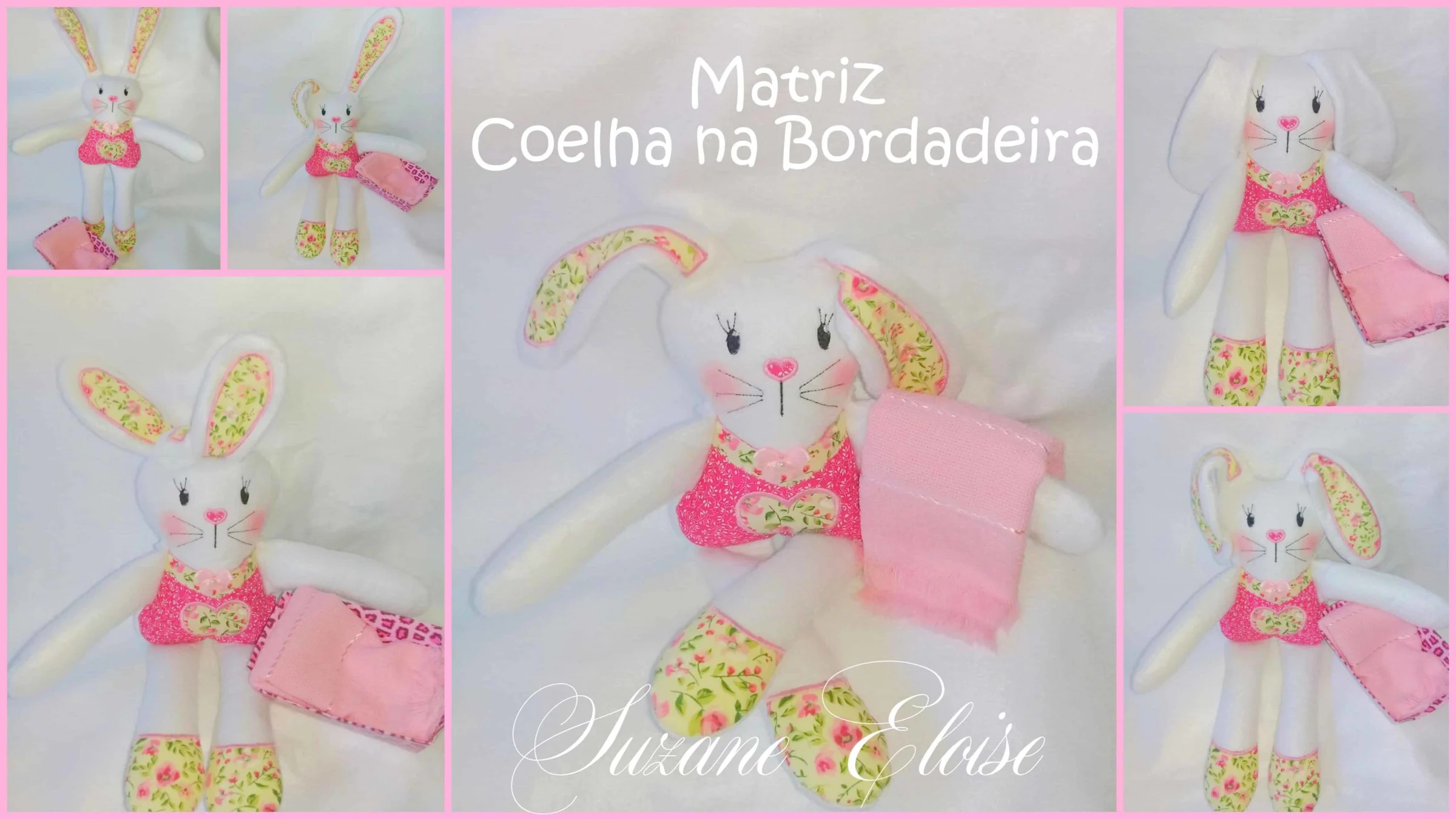 Projeto na Bordadeira- Coelha / Coelho