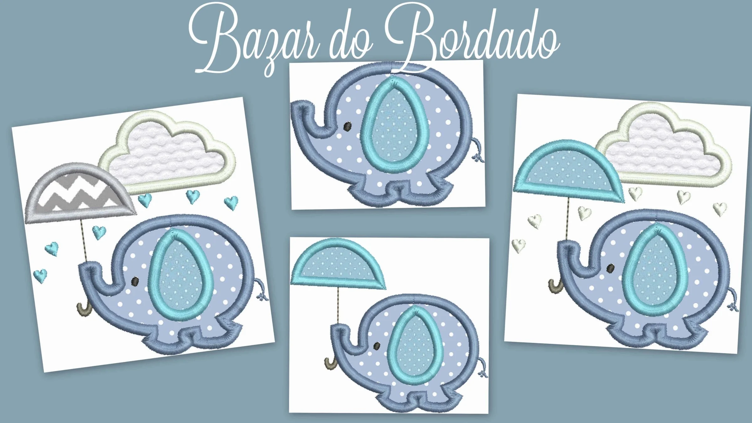 Matriz de Bordado - Elefantes