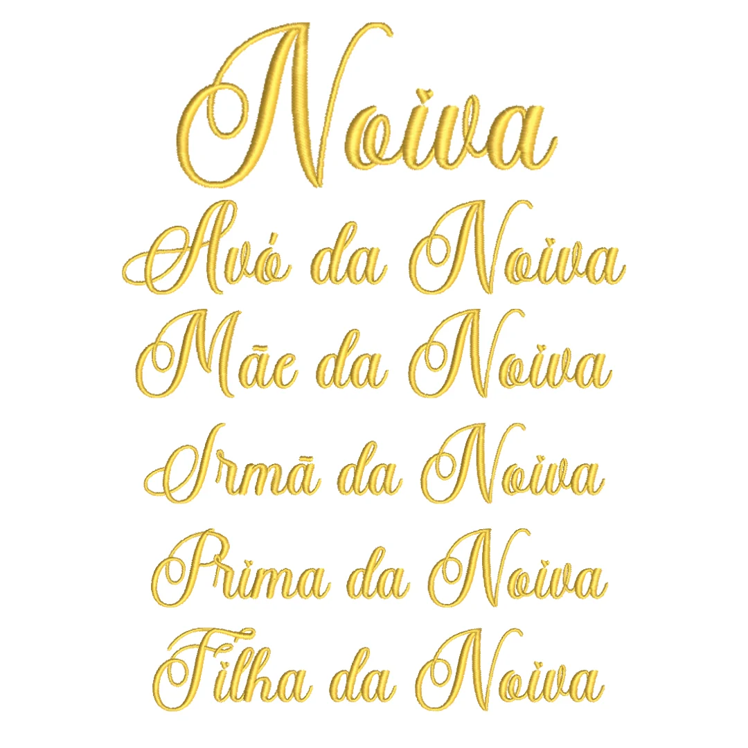 Matrizes de Bordado para Casamento