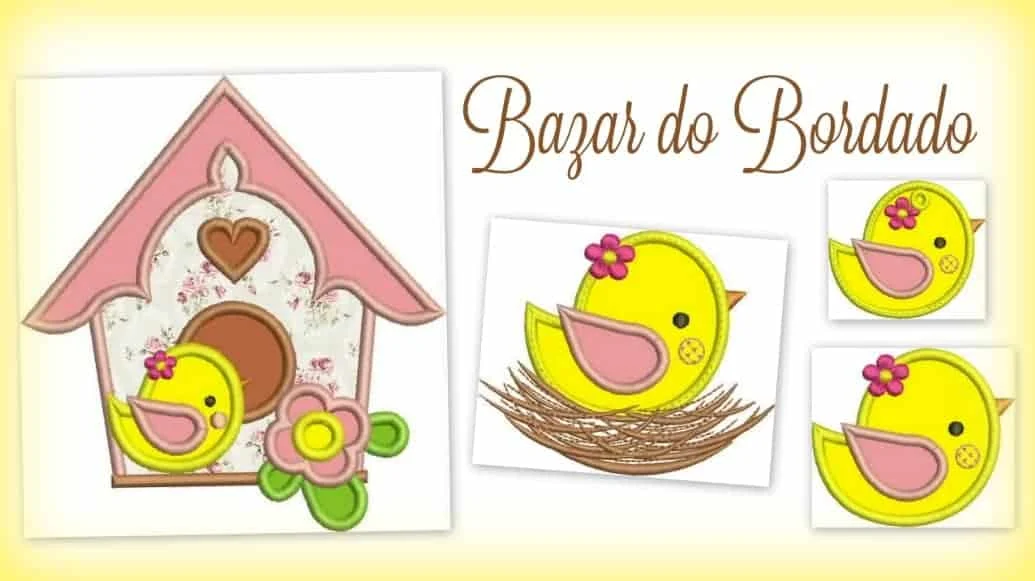 Matrizes de Bordado - Passarinhos