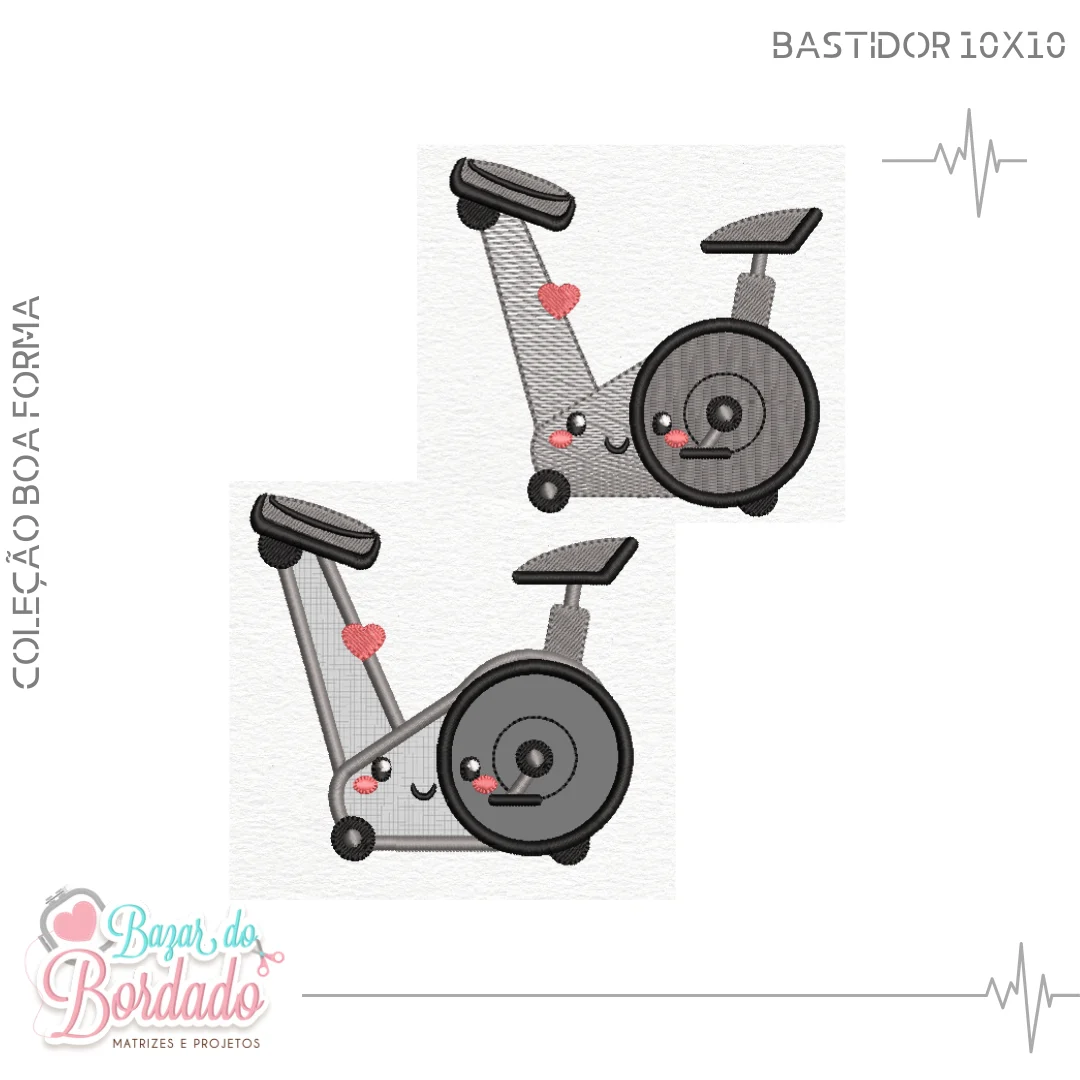 Matriz de Bordado - Bicicleta