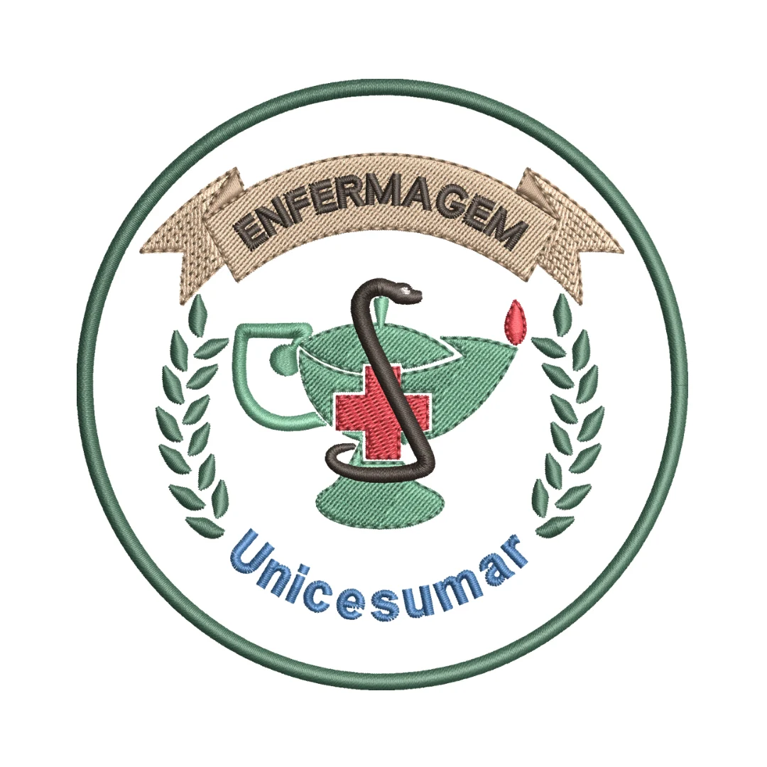 Brasão Enfermagem Unicesumar| Arquivo Digital para Bordar