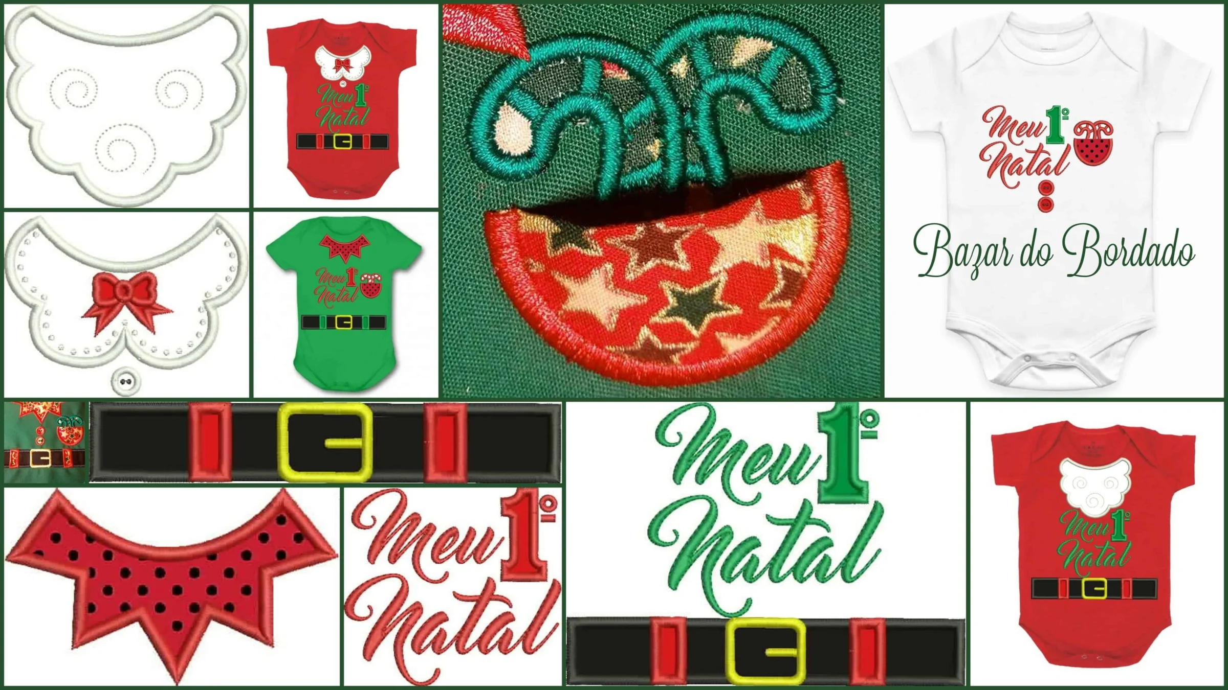 Matrizes de Bordado - Kit Primeiro Natal