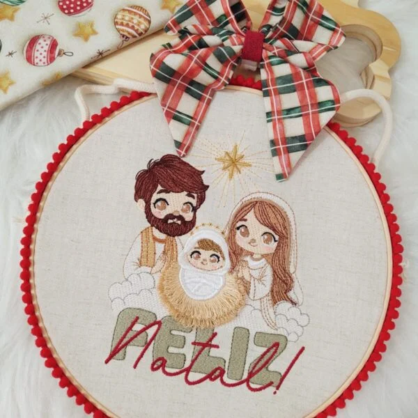 Presépio de Natal | Jesus na Manjedoura Técnica Fringe