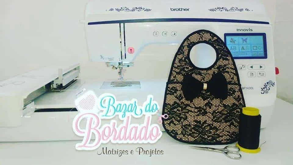 Projeto na Bordadeira- Lixeira com Laço