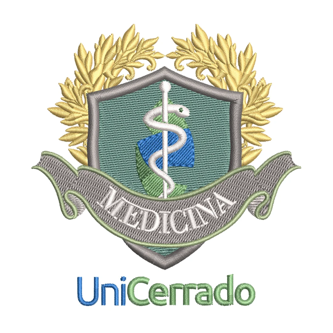 Brasão Medicina Unicerrado | Arquivo Digital para Bordar