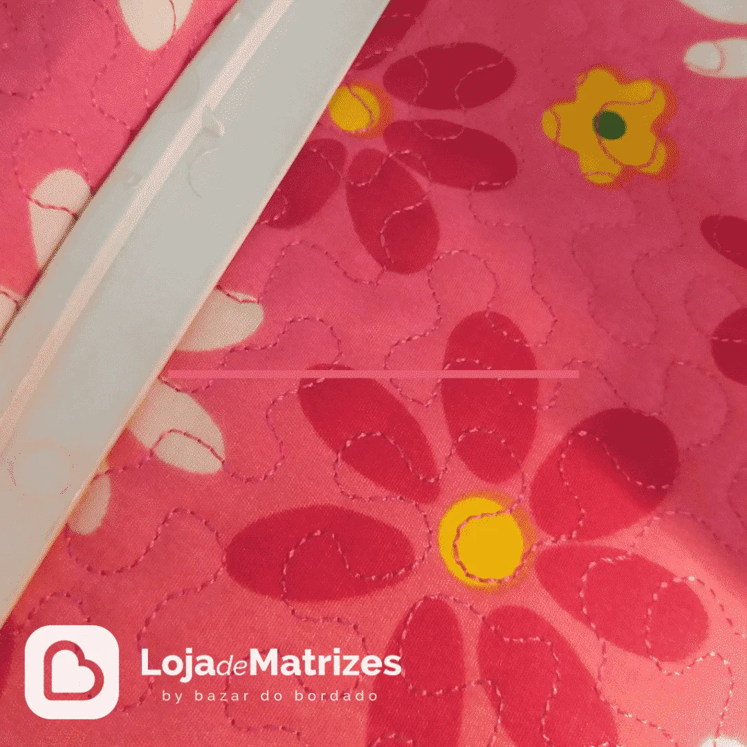 Matriz de Bordado - Quilt Caminho de Bêbado