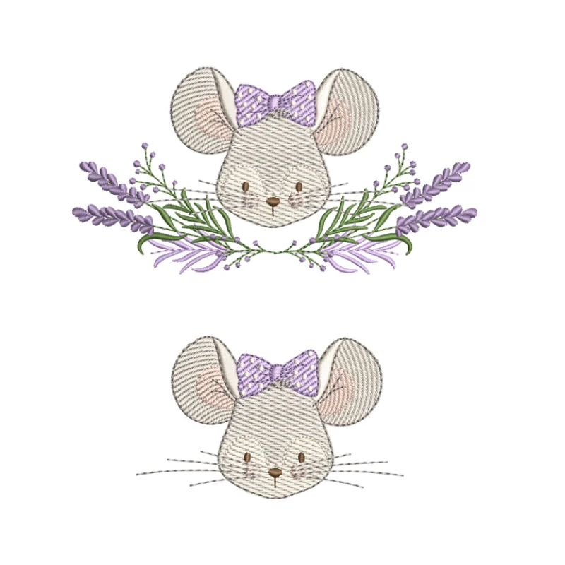 Matriz de Bordado - Carinha Ratinha