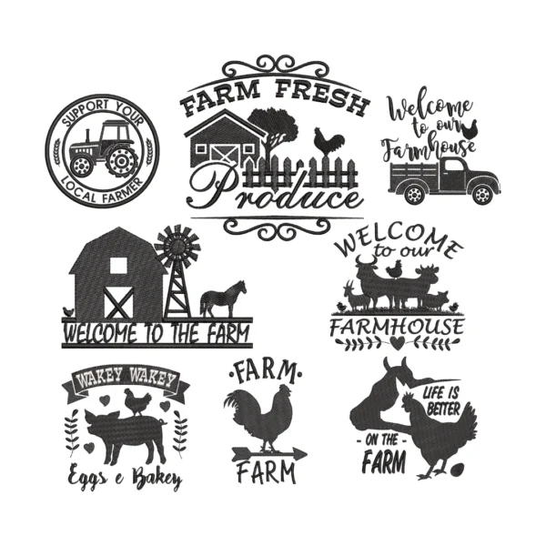 Matrizes de Bordado - Farm House