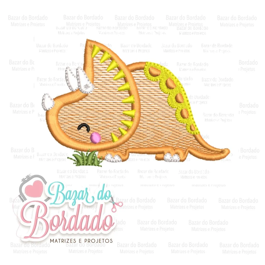 Matriz de Bordado - Dino 2