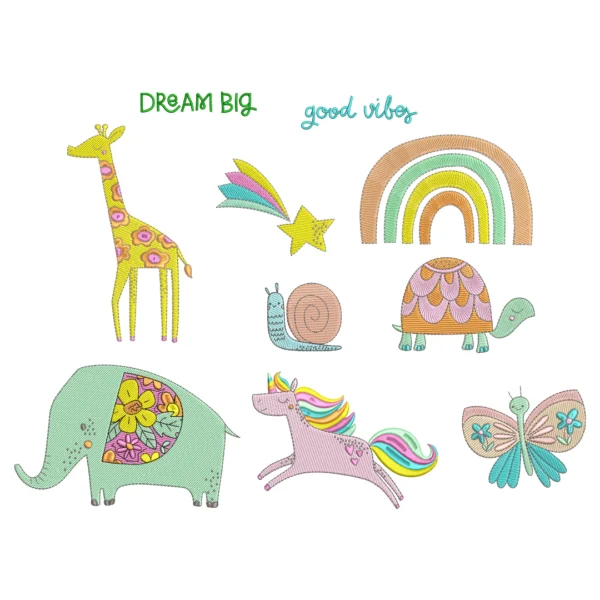 Matrizes de Bordado - Coleção Good Vibes