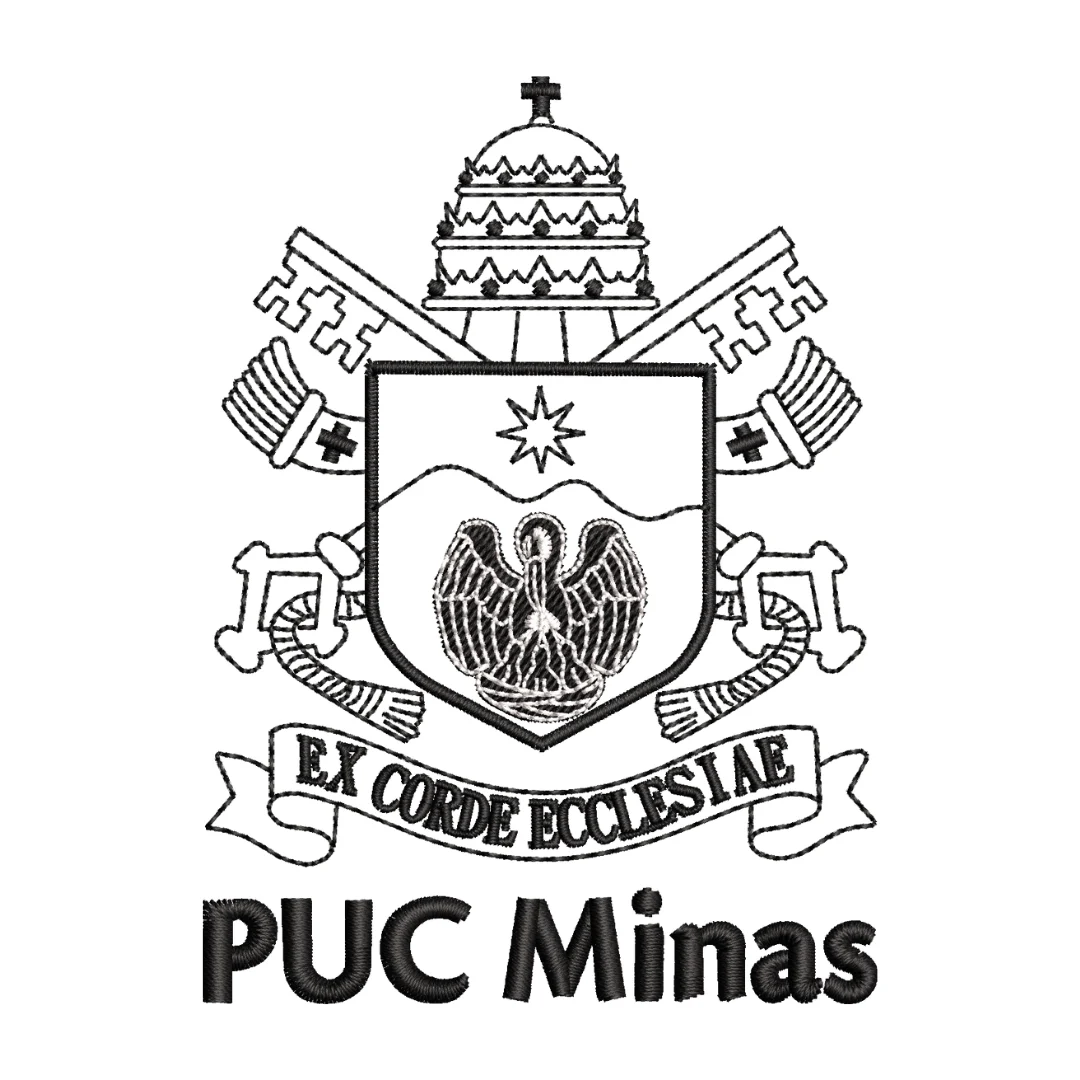 Brasão PUC Minas | Arquivo Digital para Bordar