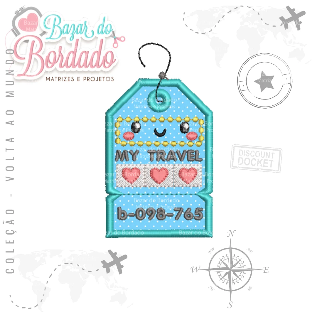 Matriz de Bordado – Tag