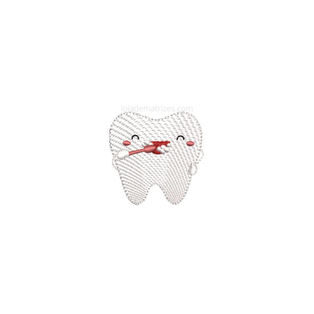 Matriz de Bordado - Dentinho Escovação