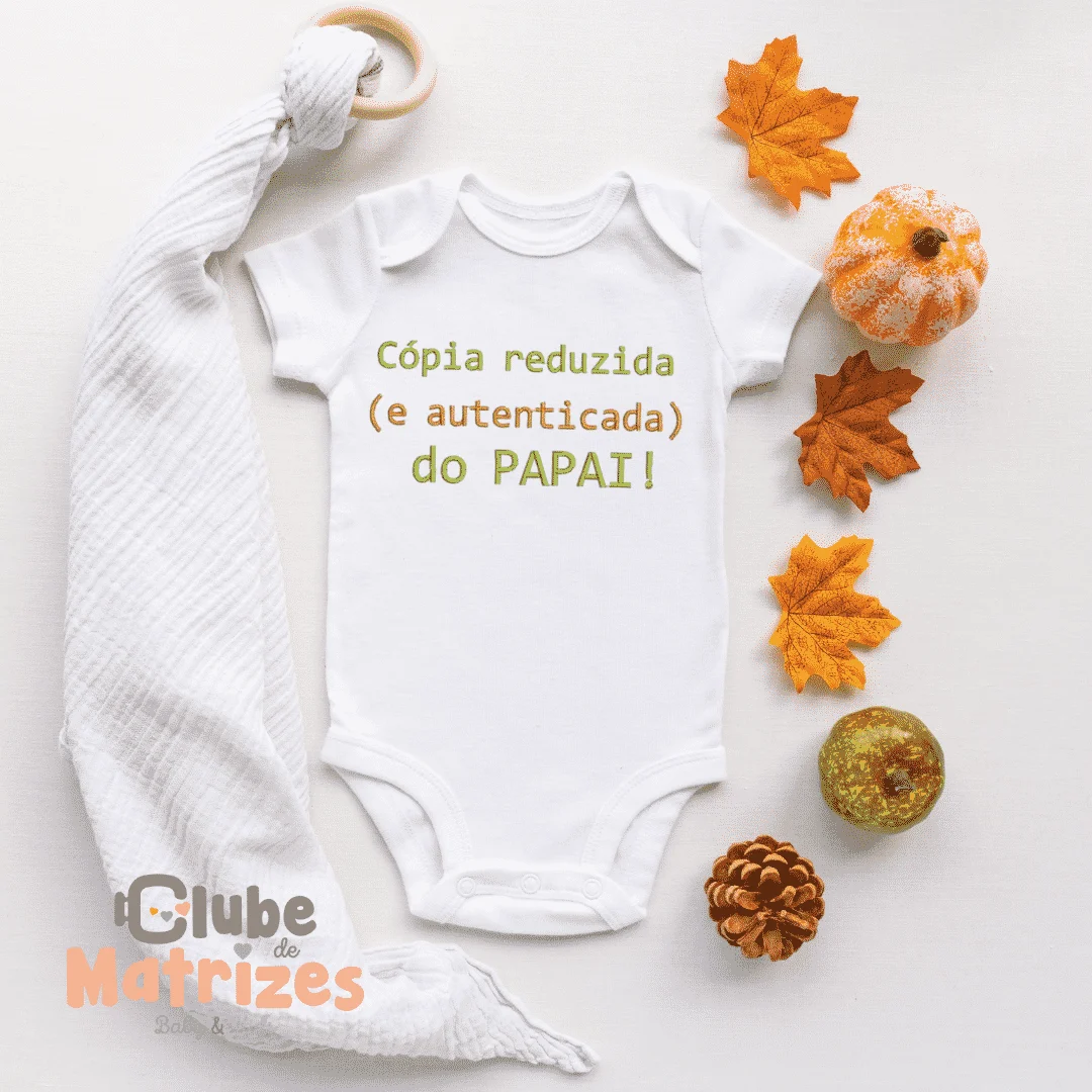 Matriz de Bordado - Frase divertida para Body 1