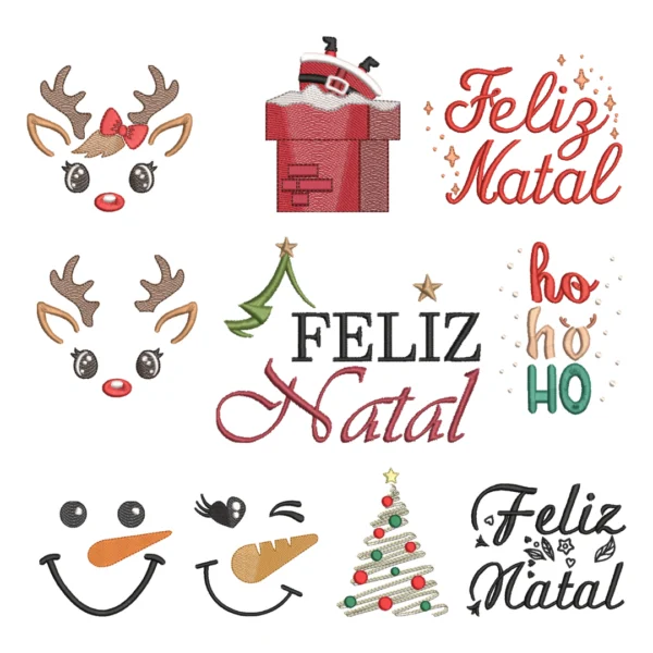 Matrizes de Bordado - Coleção de Natal