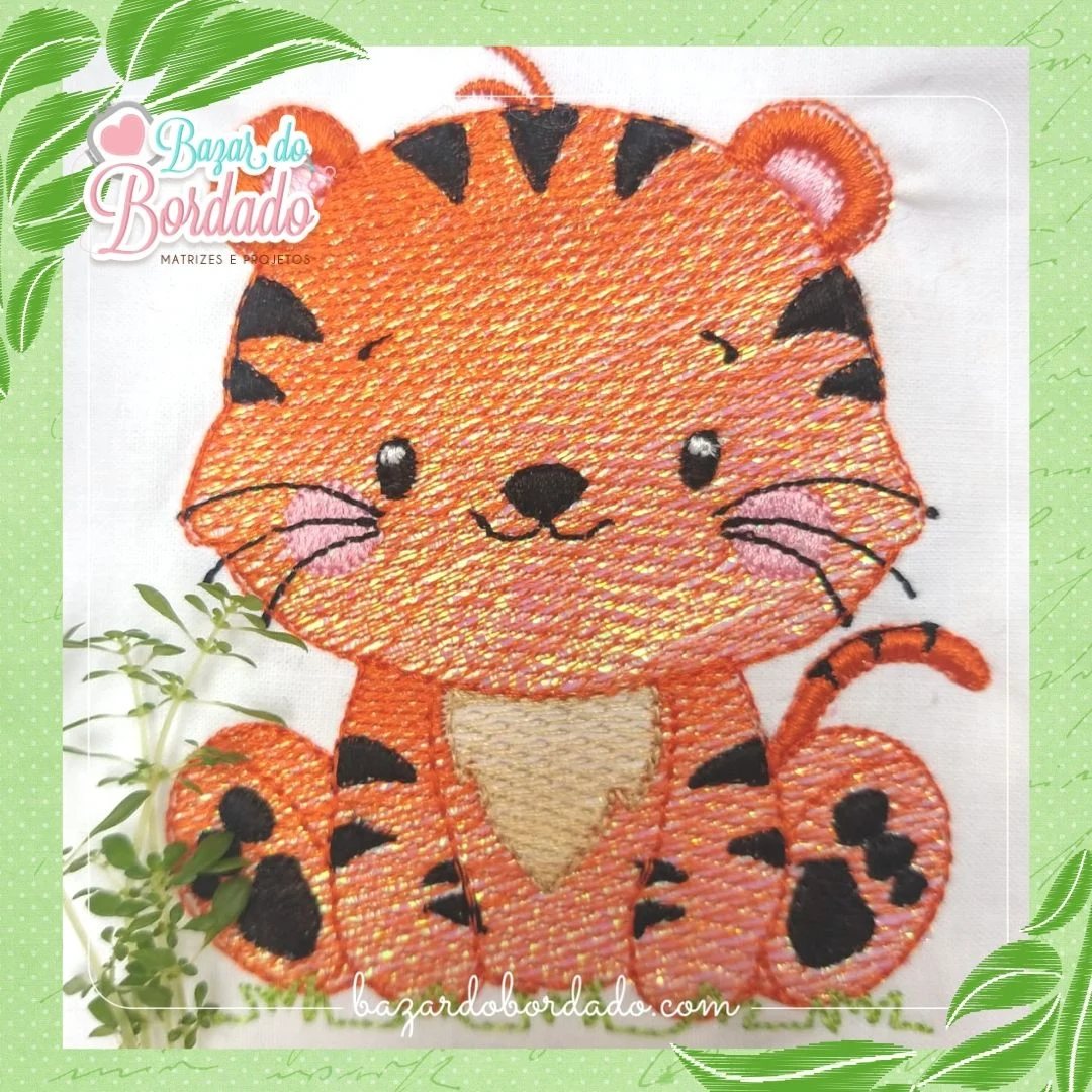 Matriz de Bordado - Tigre