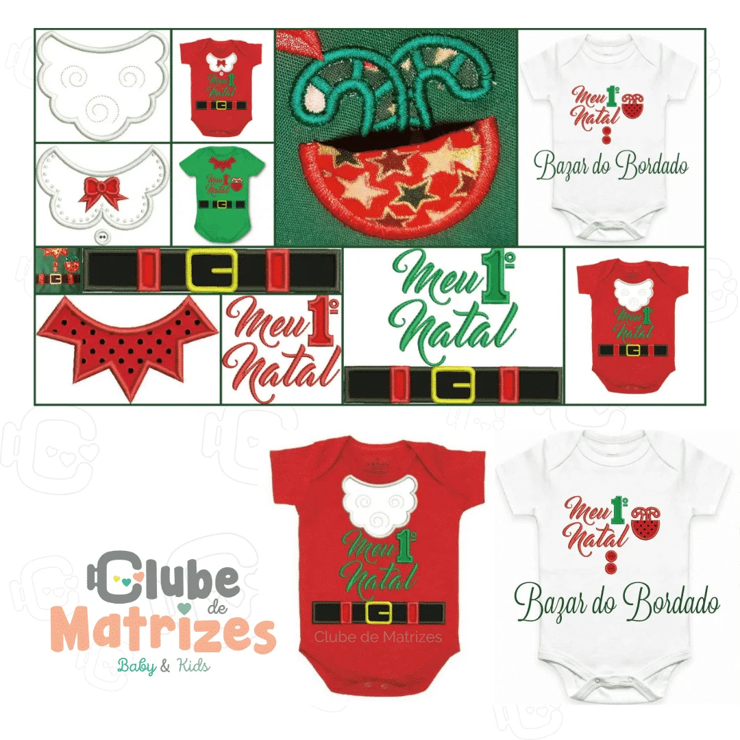 Matrizes de Bordado - COMBO 1º Natal