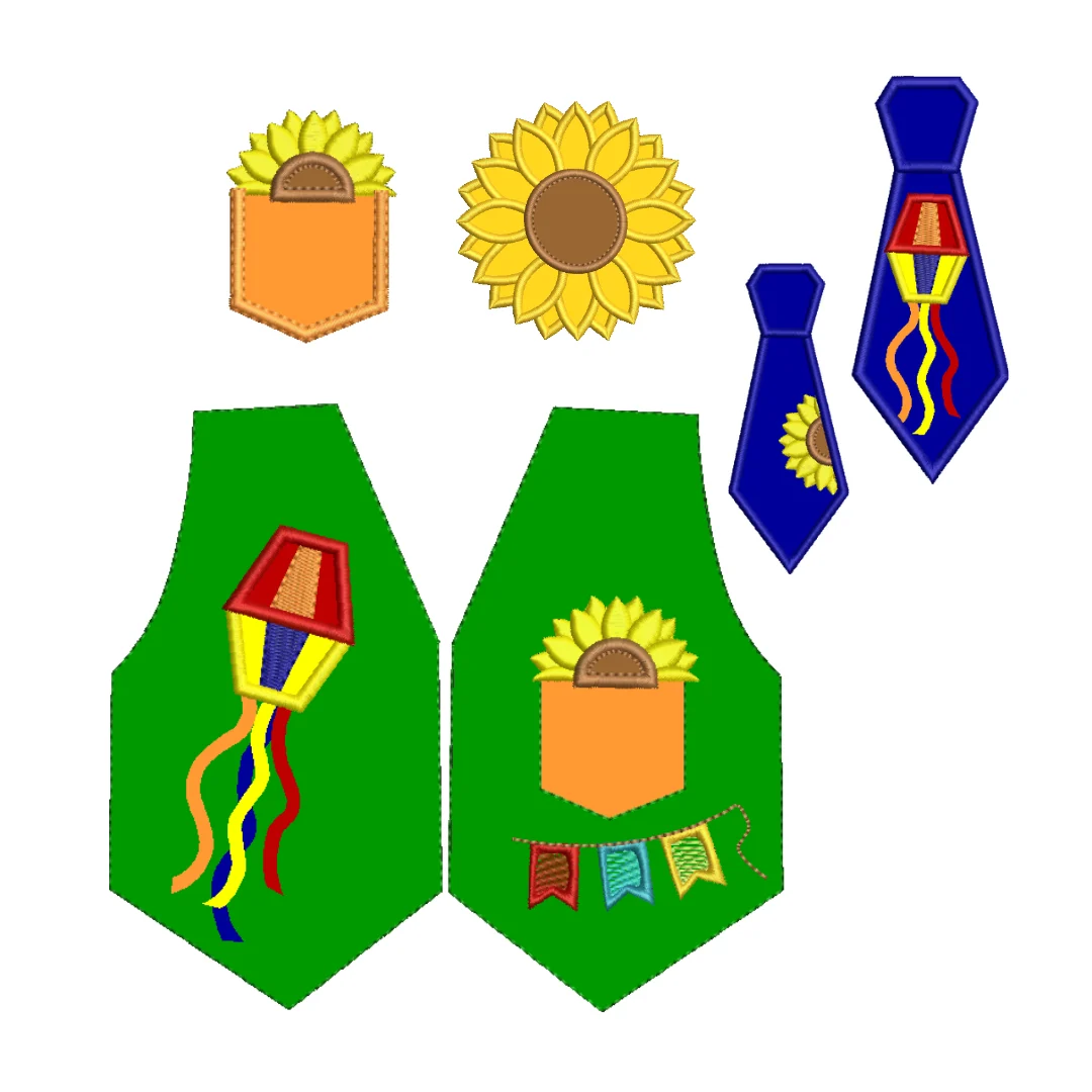 Matrizes de Bordado - Projetinhos Juninos