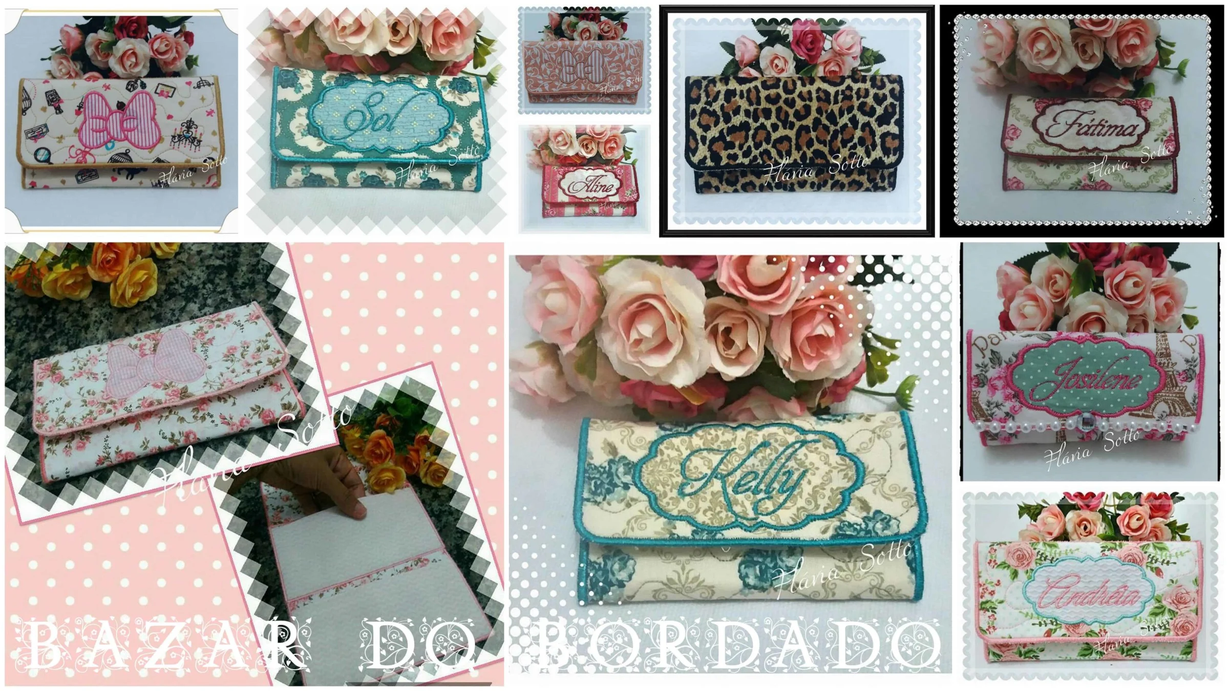 Matriz de Bordado - Mini Carteira de Mão