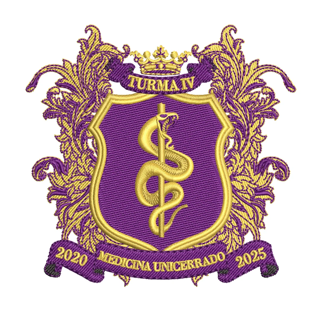 Brasão Medicina Unicerrado Turma IV | Arquivo Digital para Bordar