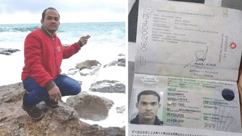 Bangladeshi Expatriate Killed in Israeli Airstrike in Beirut