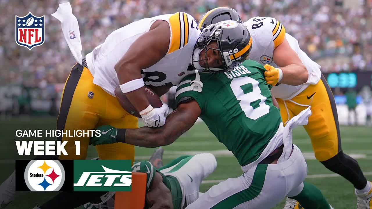 Pittsburgh Steelers vs. New York Jets Game Highlights | NFL 2025 Season Week 1