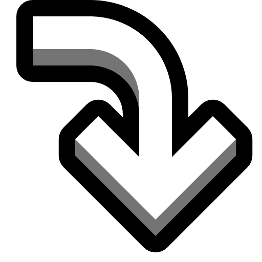 :ms_arrow_curve_down: