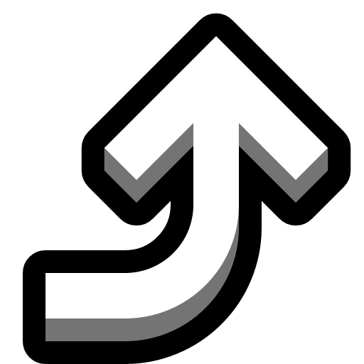 :ms_arrow_curve_up: