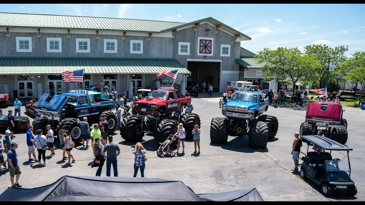 Monster Truck Parade at Motor Mania 2022