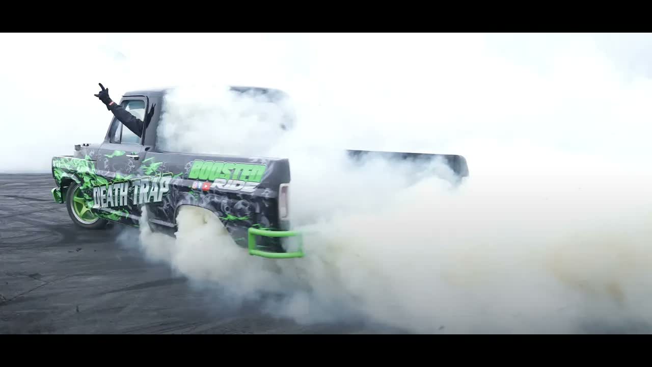 1st place finisher from the Motor Mania Burnout Challenge