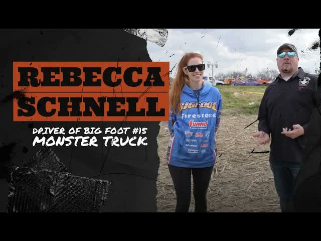 Meet Rebecca Schnell: Driver of Bigfoot #15 Monster Truck