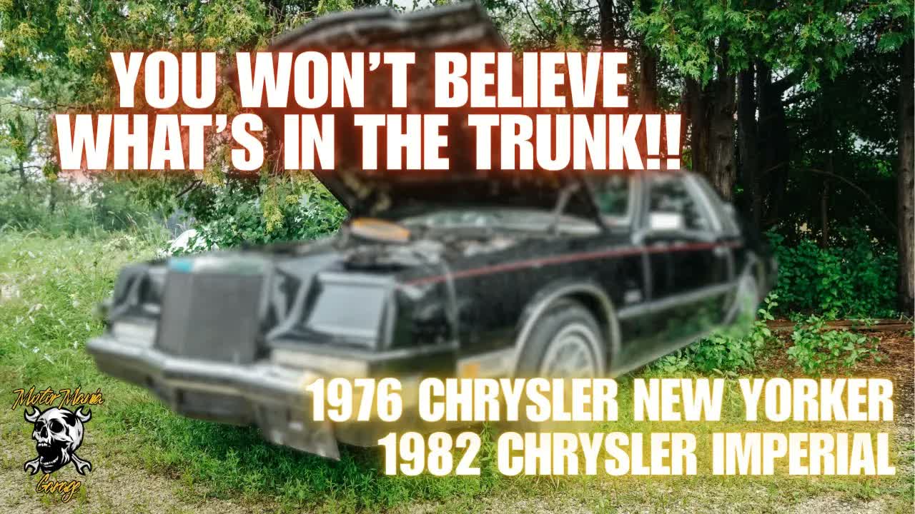 1982 Chrysler Imperial & 1976 Chrysler New Yorker Found In Abandoned Garage!