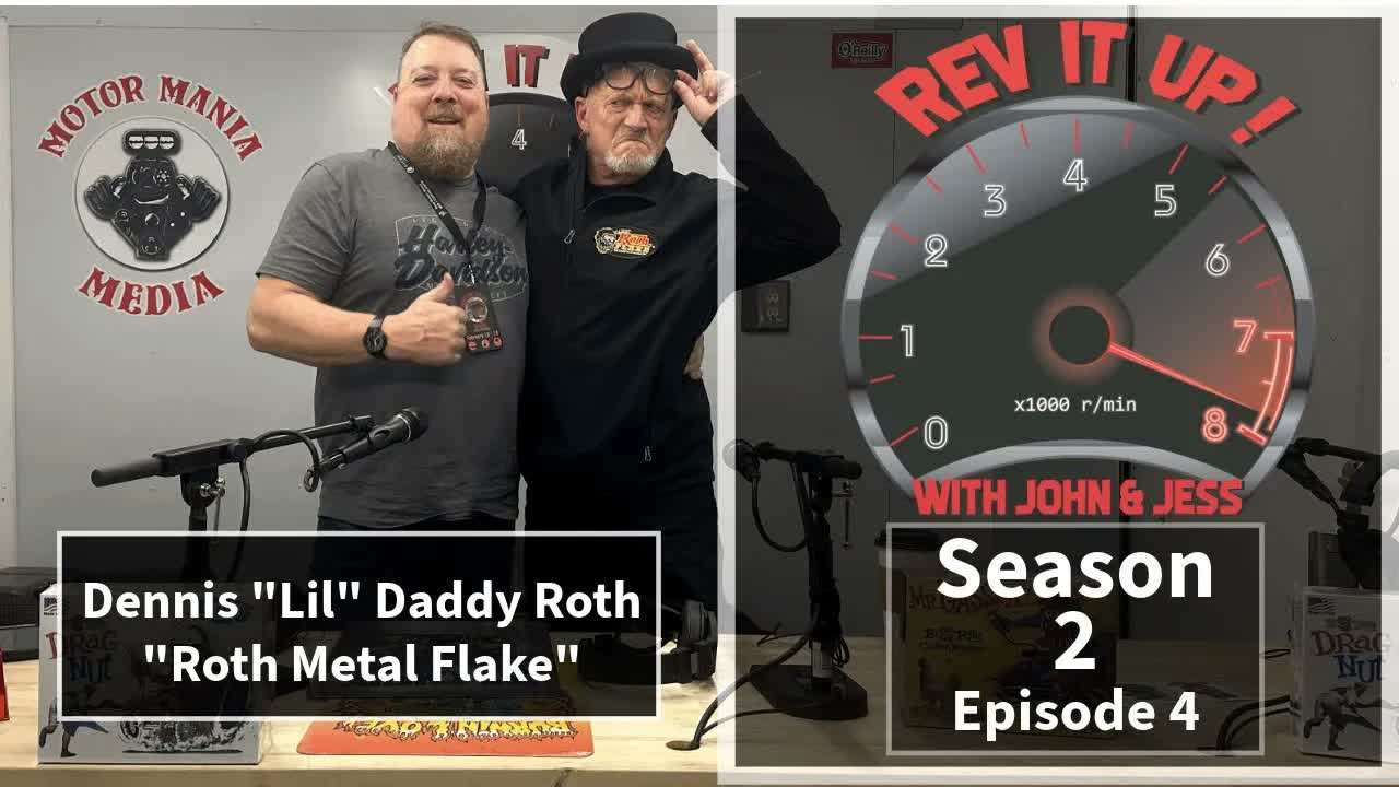 Dennis "Lil'" Daddy Roth | Roth Metal Flake | Rev it Up! Season 2 Episode 4