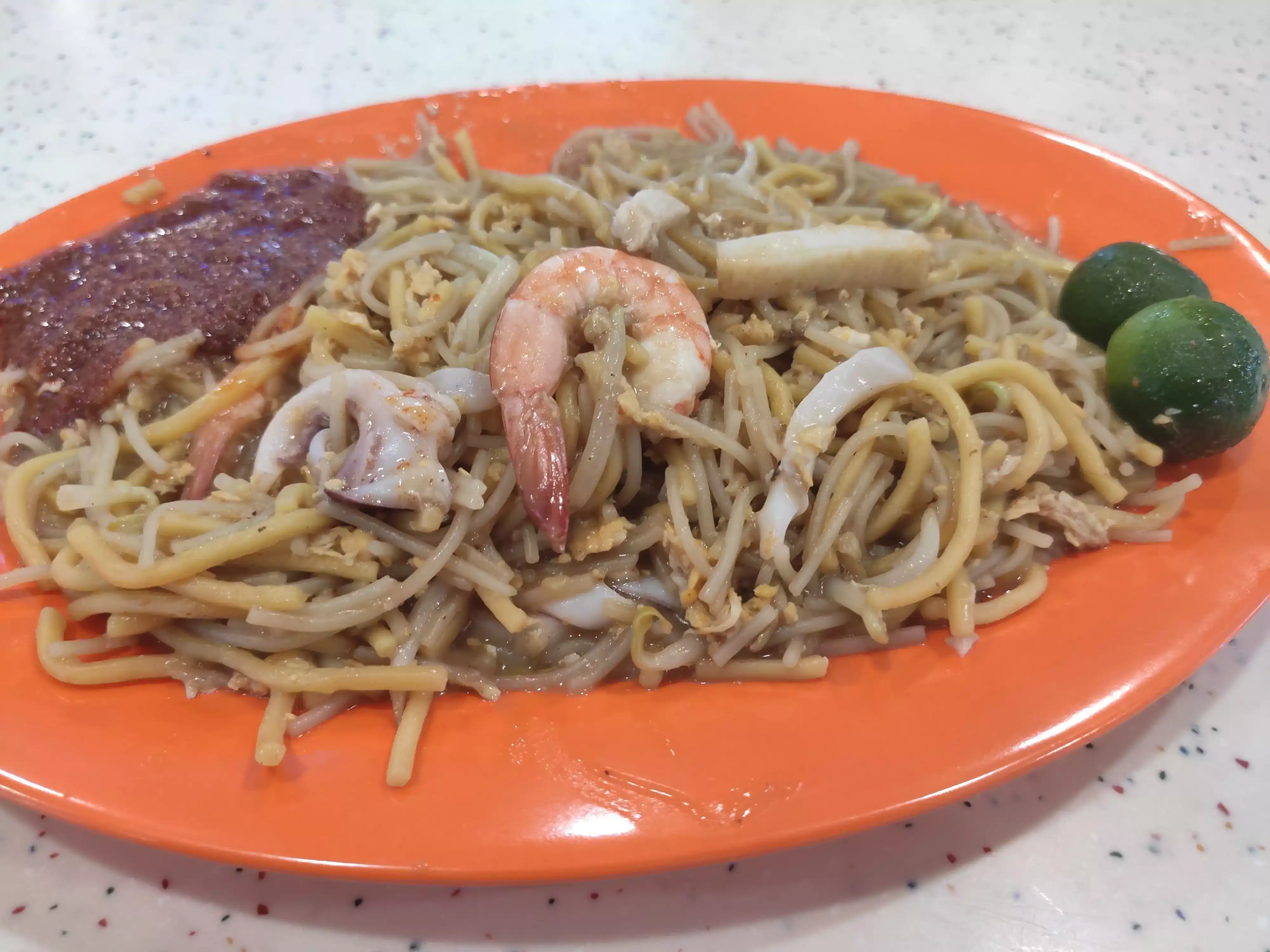 Review: Hong Heng Fried Sotong Prawn Mee (Singapore)