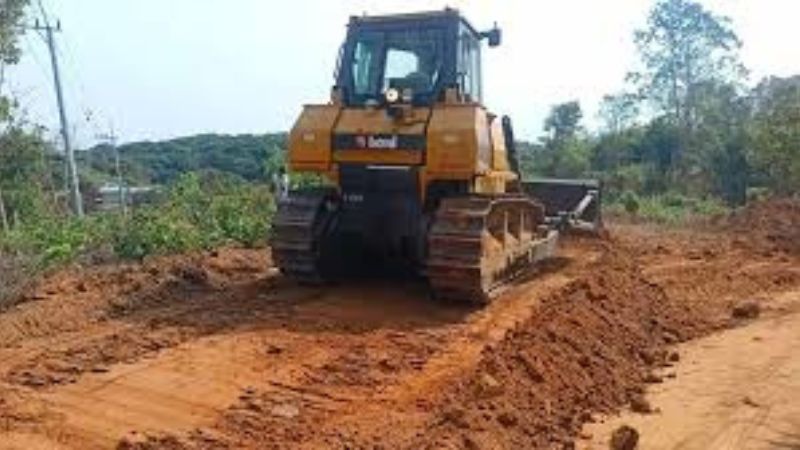 নানিয়ারচর-লংগদু সড়ক নির্মাণ বন্ধে ইউপিডিএফ-এর সমাবেশ