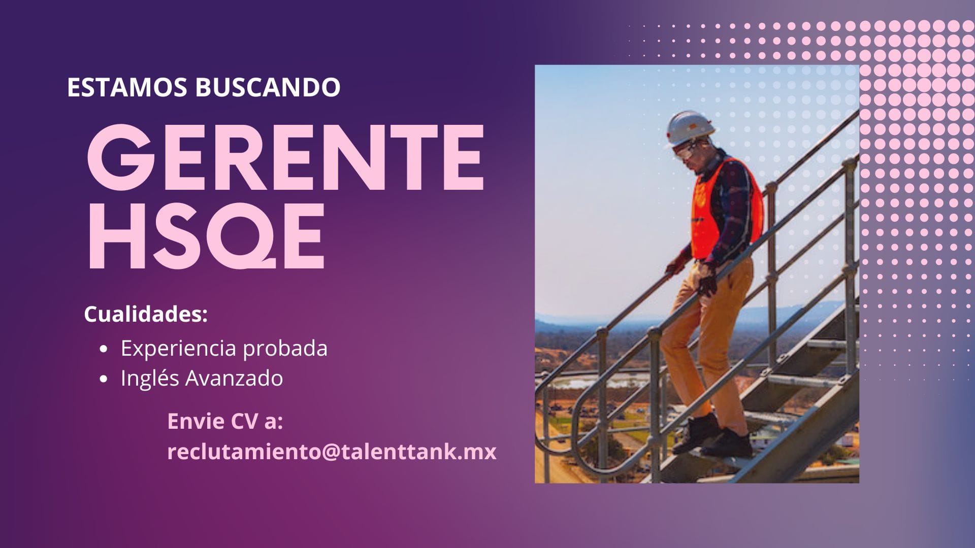 Buscamos: Gerente de HSQE