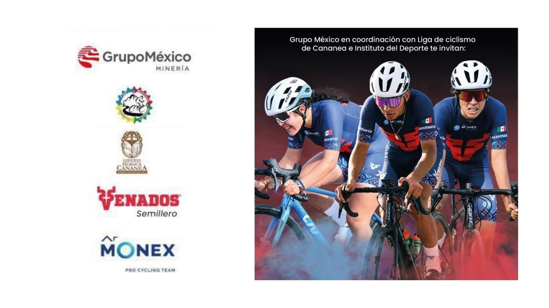 Grupo México en coordinación con Liga de ciclismo de Cananea e Instituto del Deporte te invita a ser parte de la escuela de ciclismo.