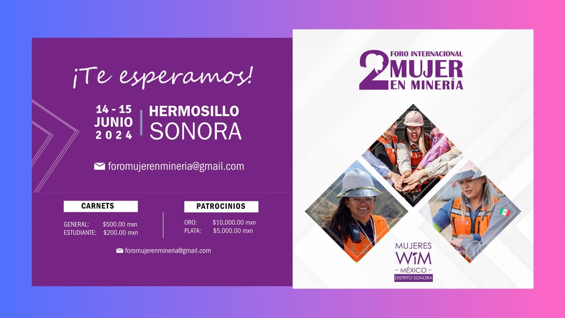 Realizarán Segundo Foro Internacional de la Mujer en Minería