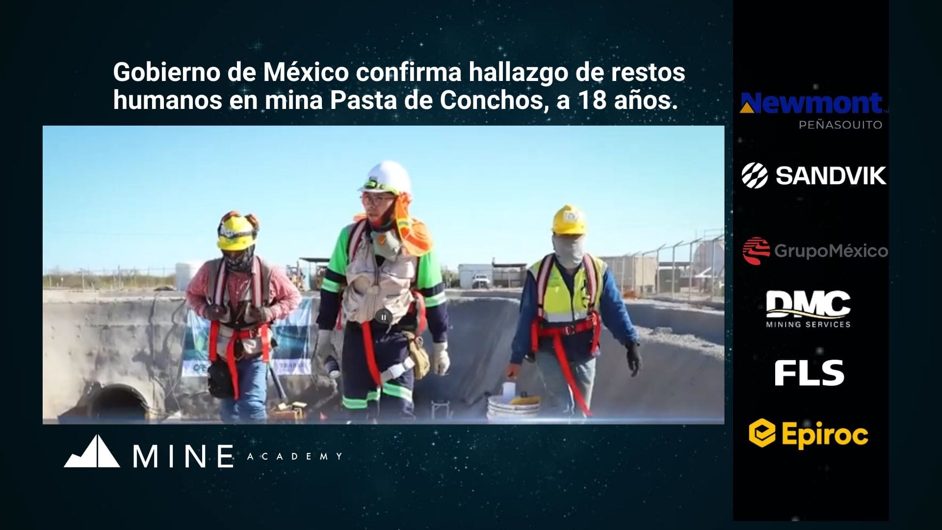 Noticias mineras del 13 de junio y cápsula presentadas por Minera Cuzcatlán.