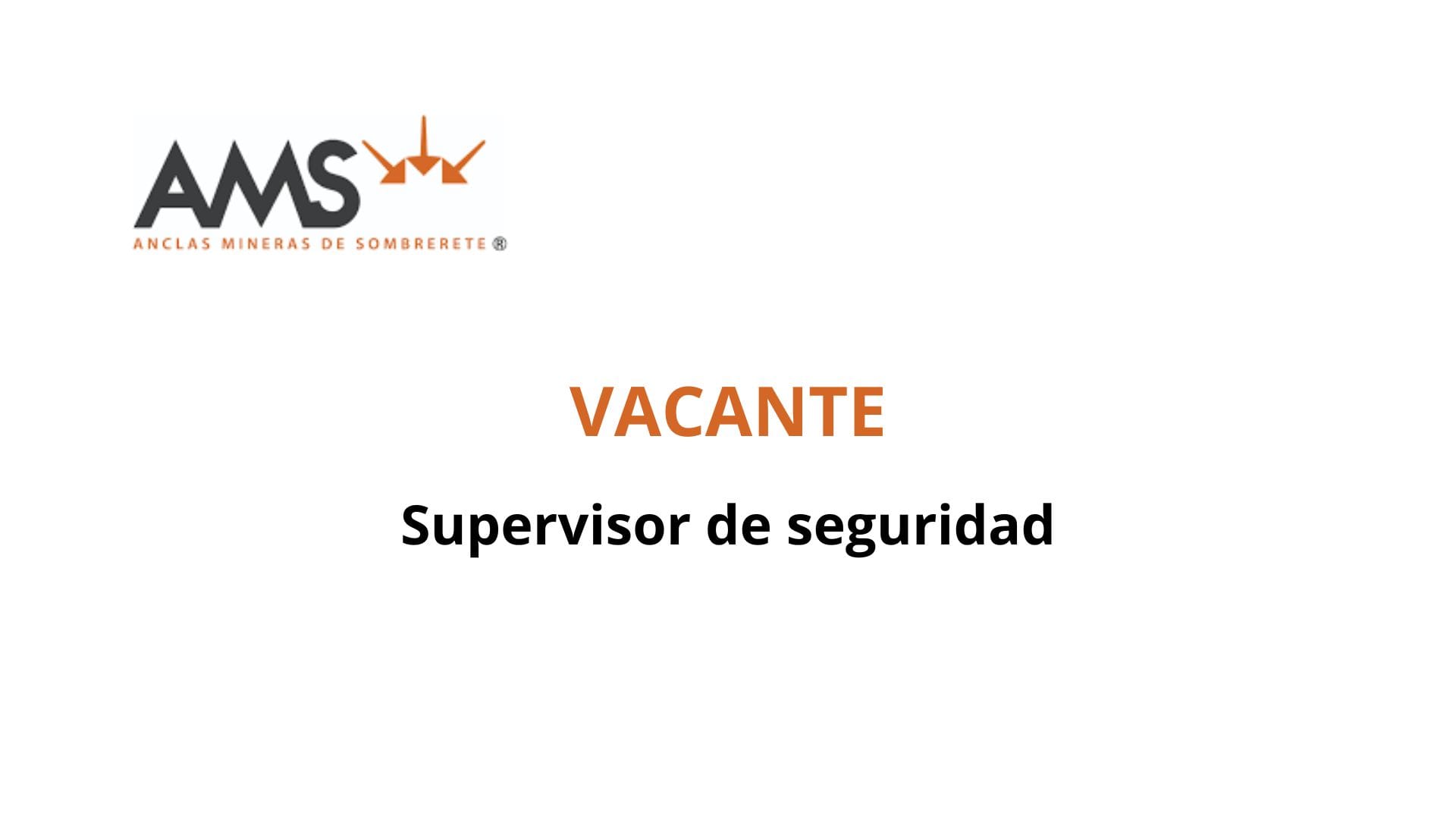 Oportunidad Laboral AMS