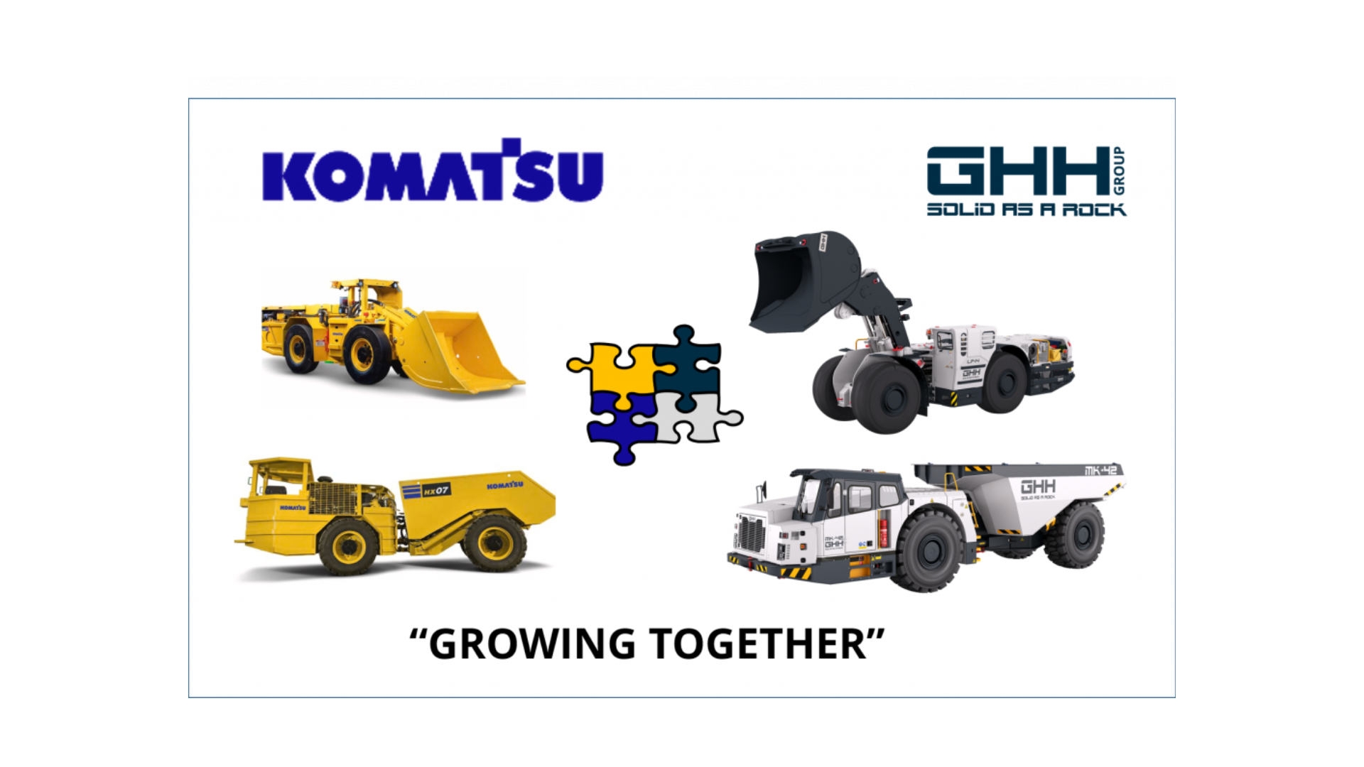 Se completa la adquisición Komatsu por GHH, para fortalecer la división subterránea.