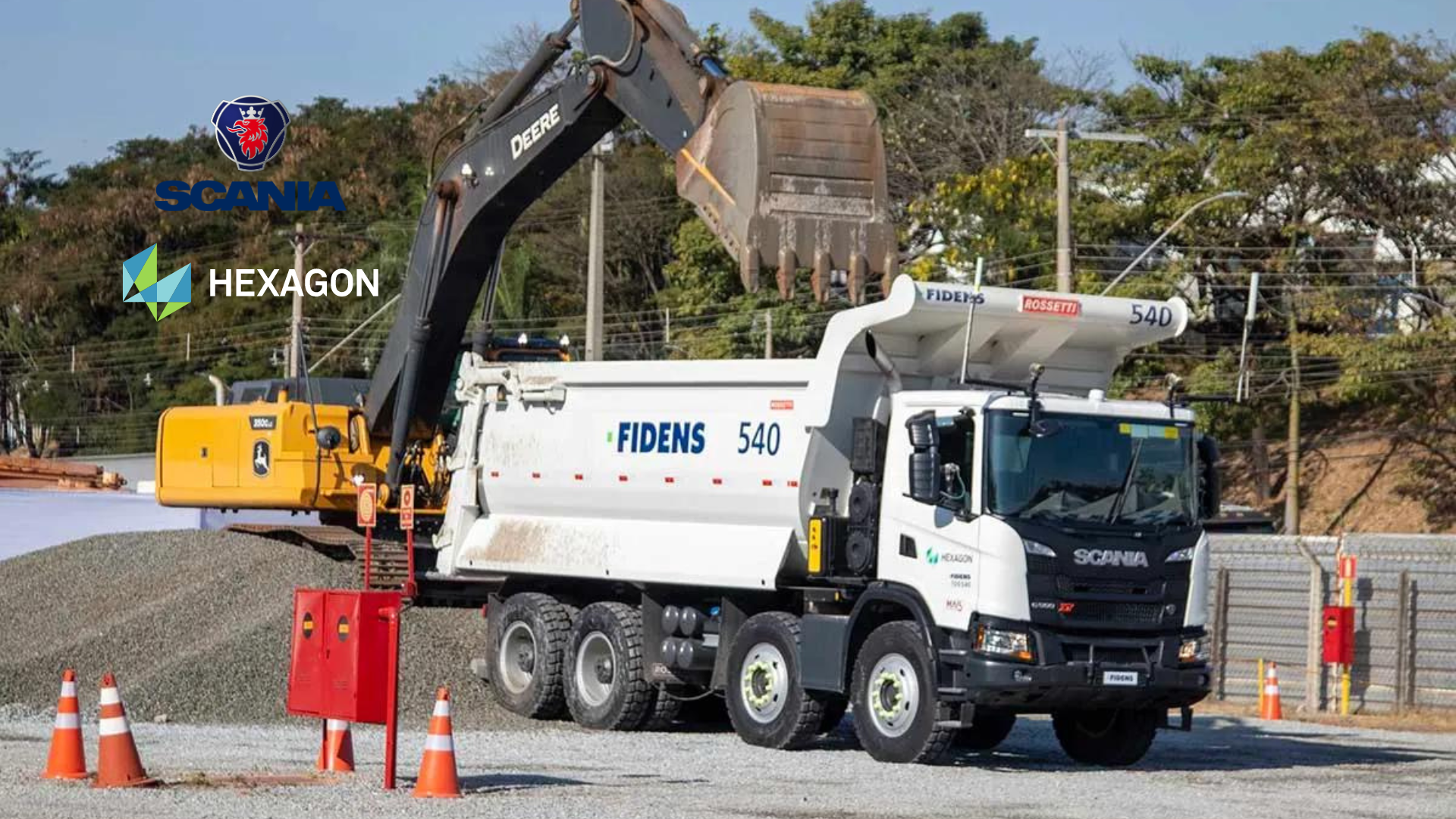 Hexagon, Scania y Fidens presentan el primer camión minero 8x4 operado remotamente