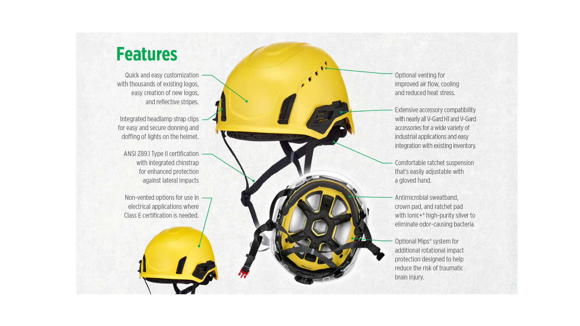 MSA presenta el casco de seguridad V-Gard H2™