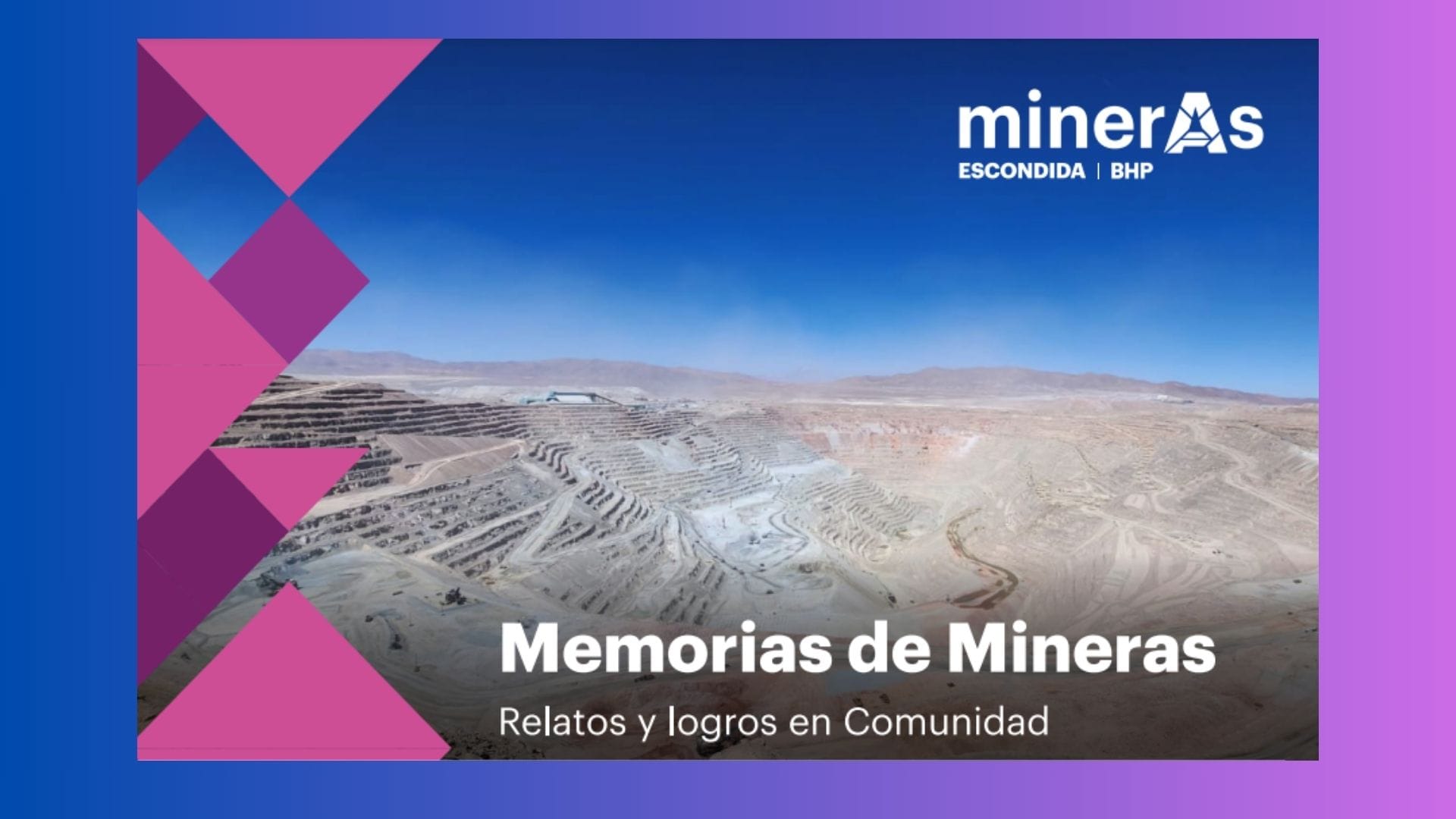 Escondida lanza libro "Memorias de MinerAs"