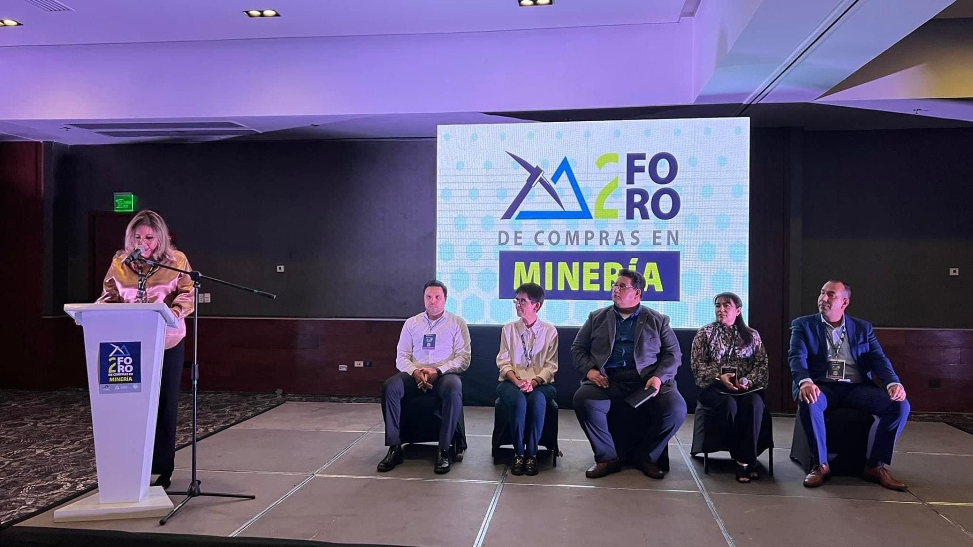 Inauguración del 2do Foro de Compras en Minería