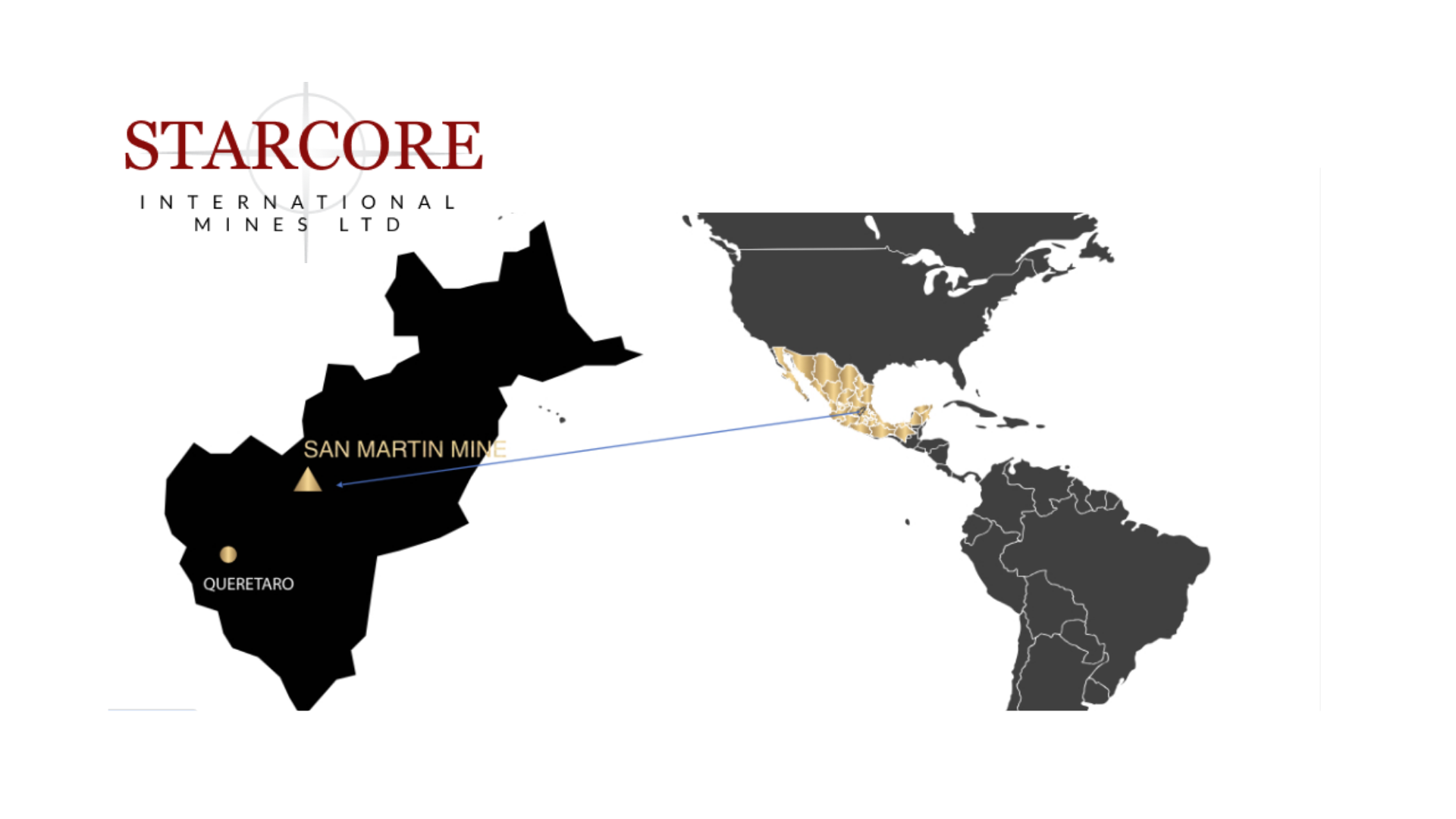 Starcore International Mines announces results from its San Martin mine in Queretaro Mexico.