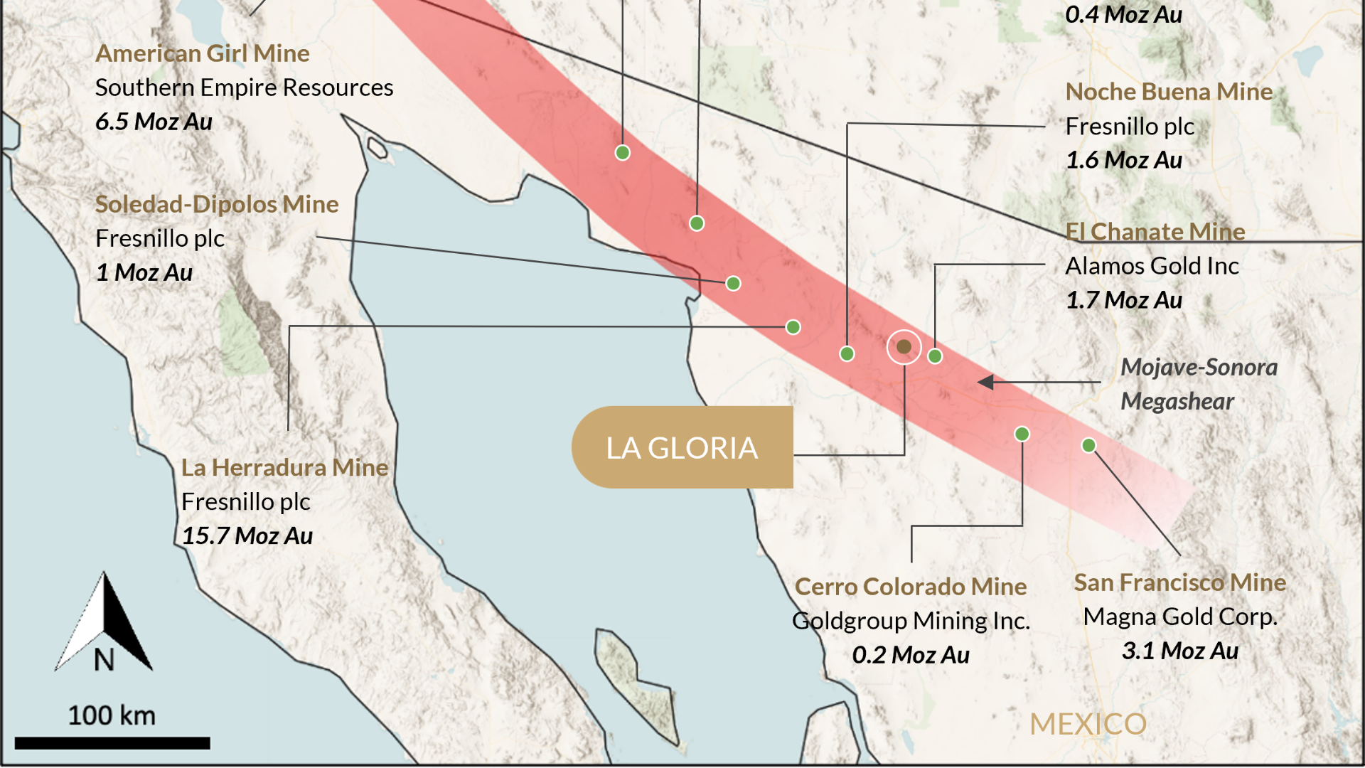 Actualización sobre los Proyectos de Reyna Gold Corp.: Gryphon Summit y La Gloria